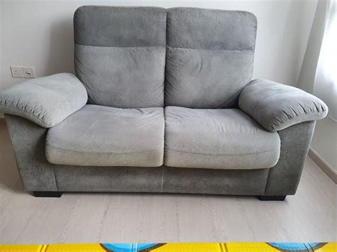 2 Seater Sofa (Grey), Furniture & Home Living, Furniture, Sofas on ...