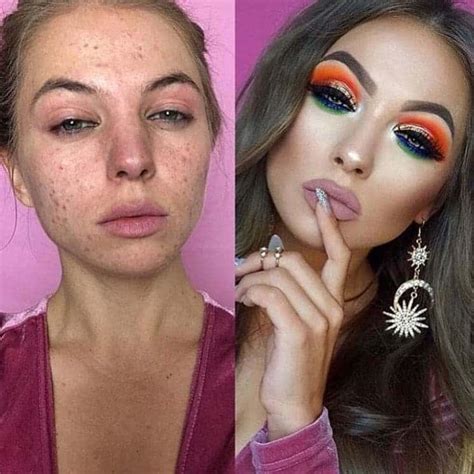 20 Amazing Before and After Makeup Transformations