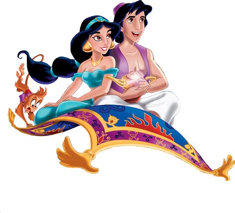 Download HD Aladdin And Jasmine On Magic Carpet Clipart - Aladdin Jasmine Flying Carpet ...