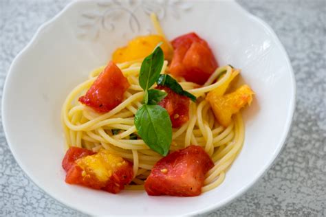 Pasta alla checca (pasta with fresh tomatoes) - Lazio | Living a Life in Colour