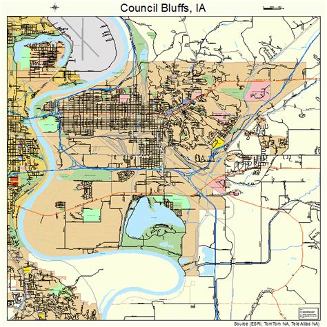 Council Bluffs Ia Map