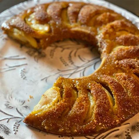 Gâteau aux pommes caramélisées