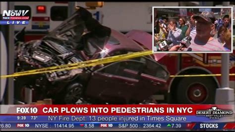 Car Jumps Curb & Crashes Into Crowd In NYC Leaving 1 Dead & Many Injured