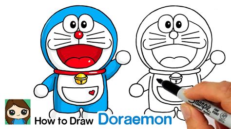 How to Draw Doraemon Easy - Çocuk Gelişimi, Çocuk Eğitimi, Çocuk Psikolojisi,