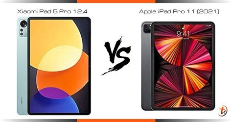 Compare Xiaomi Pad 5 Pro 12.4 vs Apple iPad Pro 11 (2021) specs and Malaysia price | tablet features