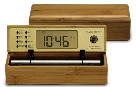 The Digital Zen Alarm Clock is the perfect companion for a natural lifestyle. Its long ...