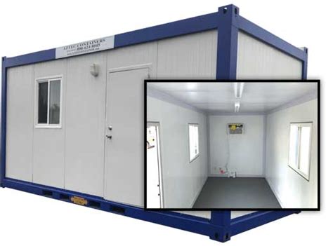 20FT. Shipping Container Offices | Conex Box | Aztec Container