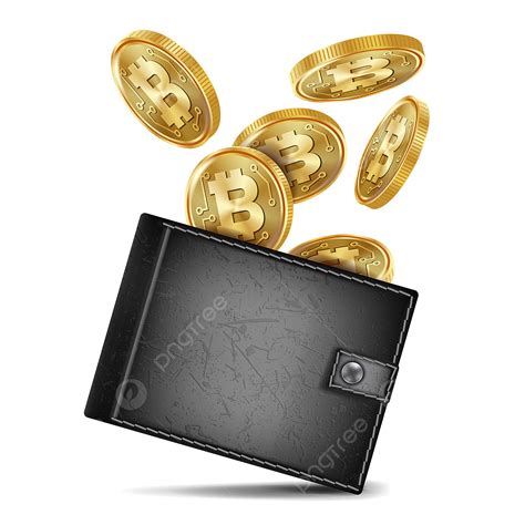 Bitcoin Wallet Vector Hd Images, Bitcoin Wallet Vector Black Color ...