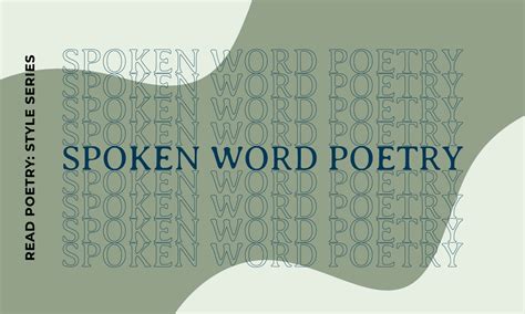 A Brief History of Spoken Word Poetry: 5 Fierce Spoken Word Poets from ...