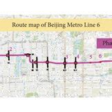 Diagram of Beijing Metro Line 6 and project numbers. | Download Scientific Diagram
