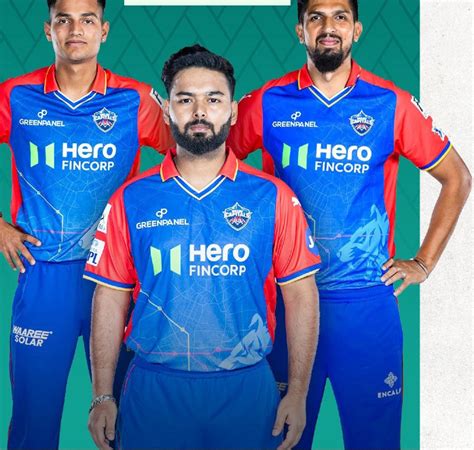 New Delhi Capitals Jersey IPL 2024 | DC Indian Premier League Kit Hero ...