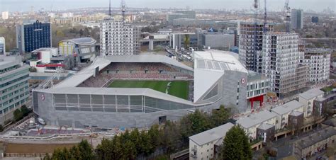 Two years of construction at Brentford Community Stadium in two minutes | Stadia Magazine