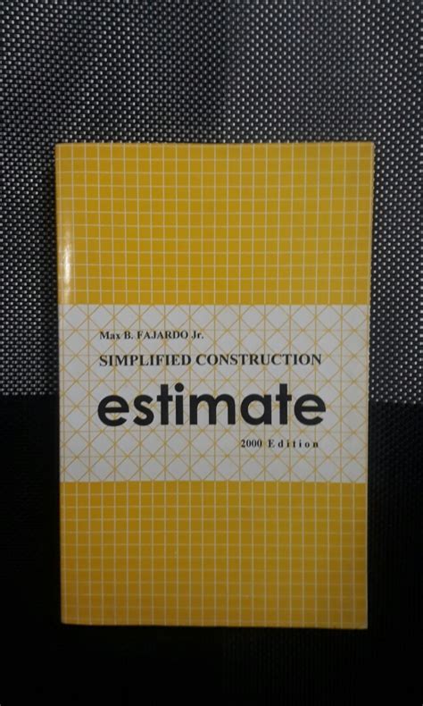 Max Fajardo: Simplified Construction Estimate, Hobbies & Toys, Books & Magazines, Children's ...