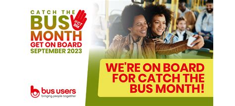 Get on board with Catch the Bus Month this September - Community Rail ...