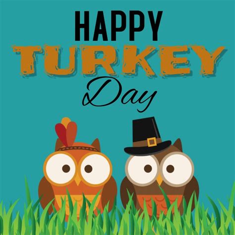 happy turkey day Template | PosterMyWall