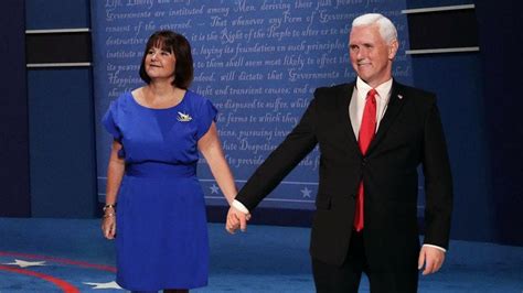 Mike Pence Brings Wife Up Onstage To Help Demonstrate How Much Contact ...