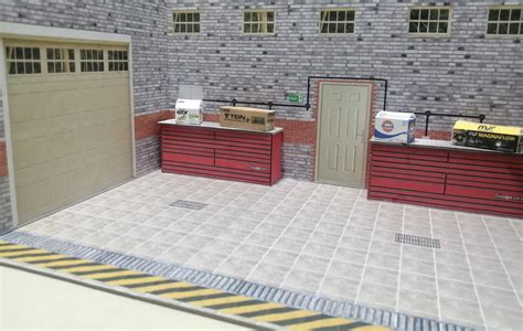 Printable Garage Diorama