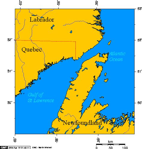 Strait of Belle Isle - Mapsof.Net