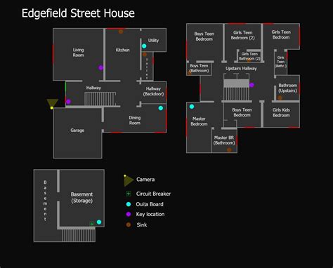 Phasmophobia Maps With Room Names Locations House Map Floor Plans | Hot Sex Picture