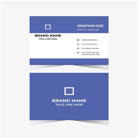 Premium Vector | Modern professional business card design