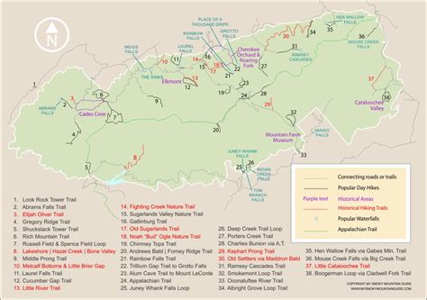 38 Popular Day Hikes in Great Smoky Mountains National Park | Trails