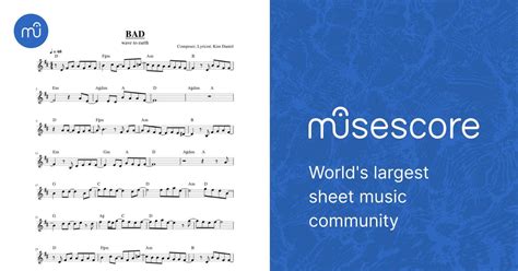 Bad – Wave To Earth (Lead Sheet) Sheet music for Piano (Solo) Easy ...