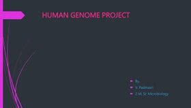 Human genome project | PPT