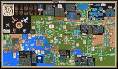Pokemon SoulSilver HeartGold Map by Brittlebear on DeviantArt
