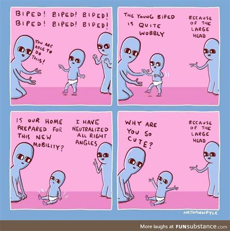 Babies - FunSubstance | Planet comics, Aliens funny, Cute comics