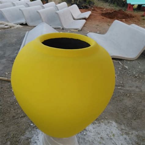 Round Concrete Flower Pots, For Garden at Rs 3000/piece in Hyderabad | ID: 18132273733