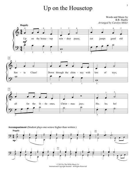 Up On The Housetop | Sheet Music Direct