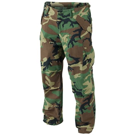 HELIKON VÉRITABLE M65 US COMBAT PANTALON HOMMES ARMÉE PANTALONS MILITAIRE CAMO W | eBay