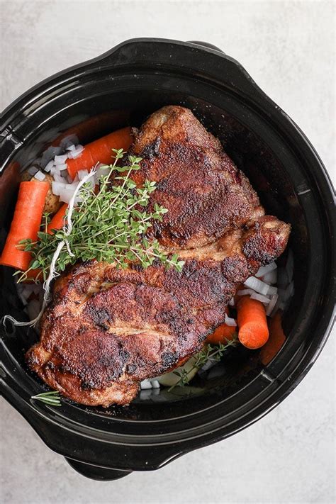 The Best Slow Cooker Pork Roast (Easy + Flavorful) - Fit Foodie Finds