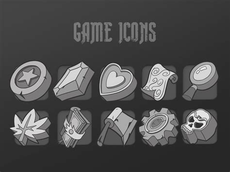 Game Icons by esra ölmez on Dribbble