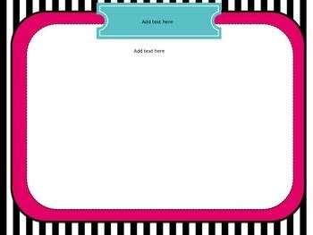 Blank Powerpoint Backgrounds- 10 designs | TPT
