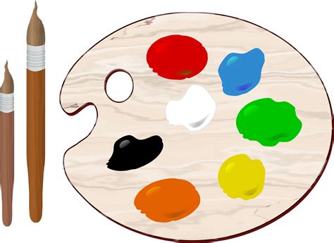 Clipart - Paint Palette