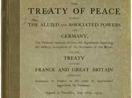 The Peace Treaty Of Versailles - thesis