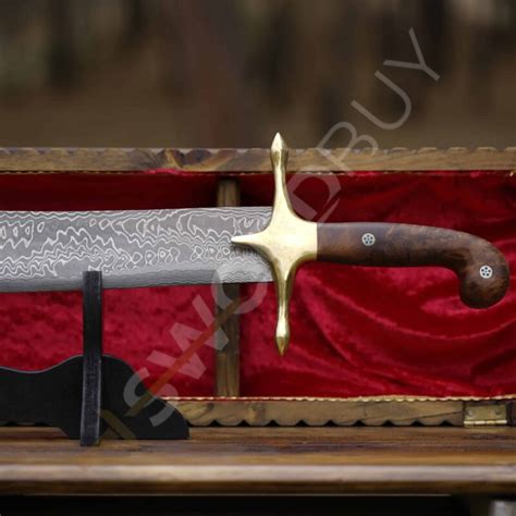 Damascus Zulfiqar Sword - SwordBuy