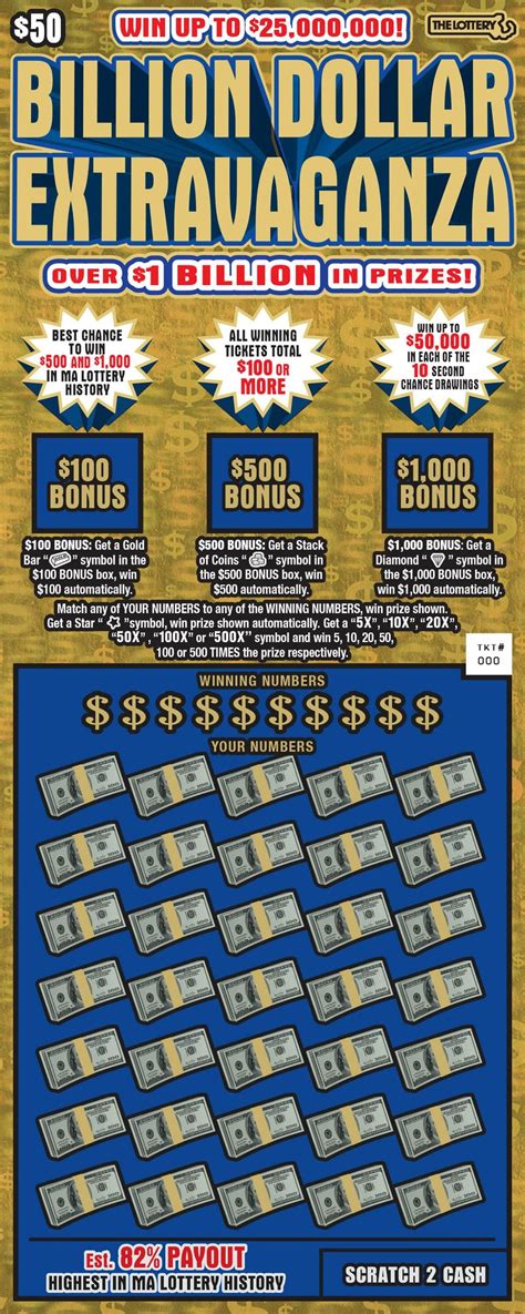 Massachusetts Lottery introduces first $50 scratch ticket - The Boston Globe