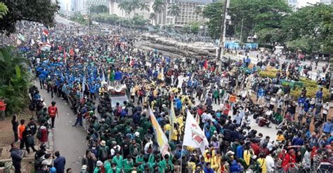 Berikut Situasi dan Titik Aksi Demo Mahasiswa Hari Ini, 11 April di Jakarta, Diikuti 22 Elemen