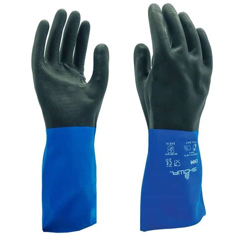 Chemical Resistant Neoprene Gloves, Large