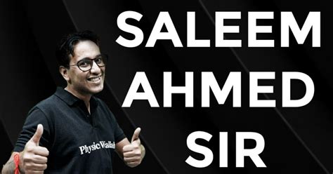 Saleem Ahmed Sir Biography : Elevating Physics Education To New Heights - Latest News, News ...