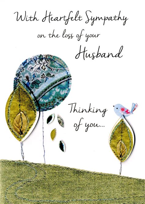 Sympathy On The Loss Of Your Husband Greeting Card | Cards | Love Kates