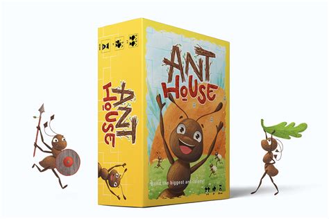 ANT House board game on Behance