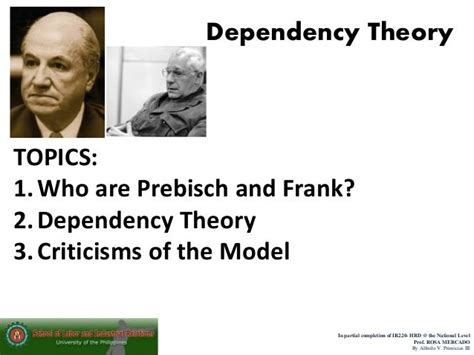 Report Prebisch Frank dependency theory