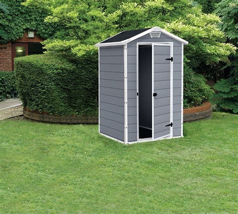 Keter Manor Outdoor Plastic Garden Storage Shed 4 x 3 ft, Grey | in Plymouth, Devon | Gumtree