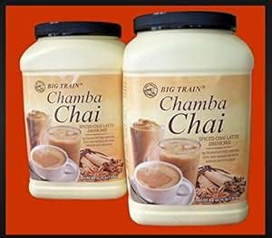 Amazon.com : Chamba Chai Spiced Chai Latte 4lb. Container (Super Value 2 Pack) : Chai Teas ...