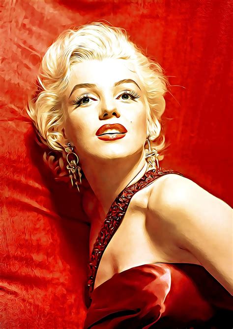 Marilyn Monroe Unique Graphic Art Illustration Print 06 A4 - Etsy