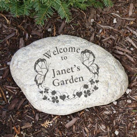 Personalized Garden Stones With Pictures: It's Our World