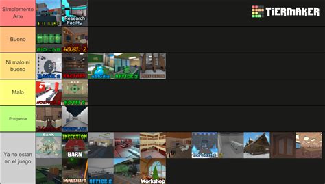 mm2 map (All maps) Tier List (Community Rankings) - TierMaker